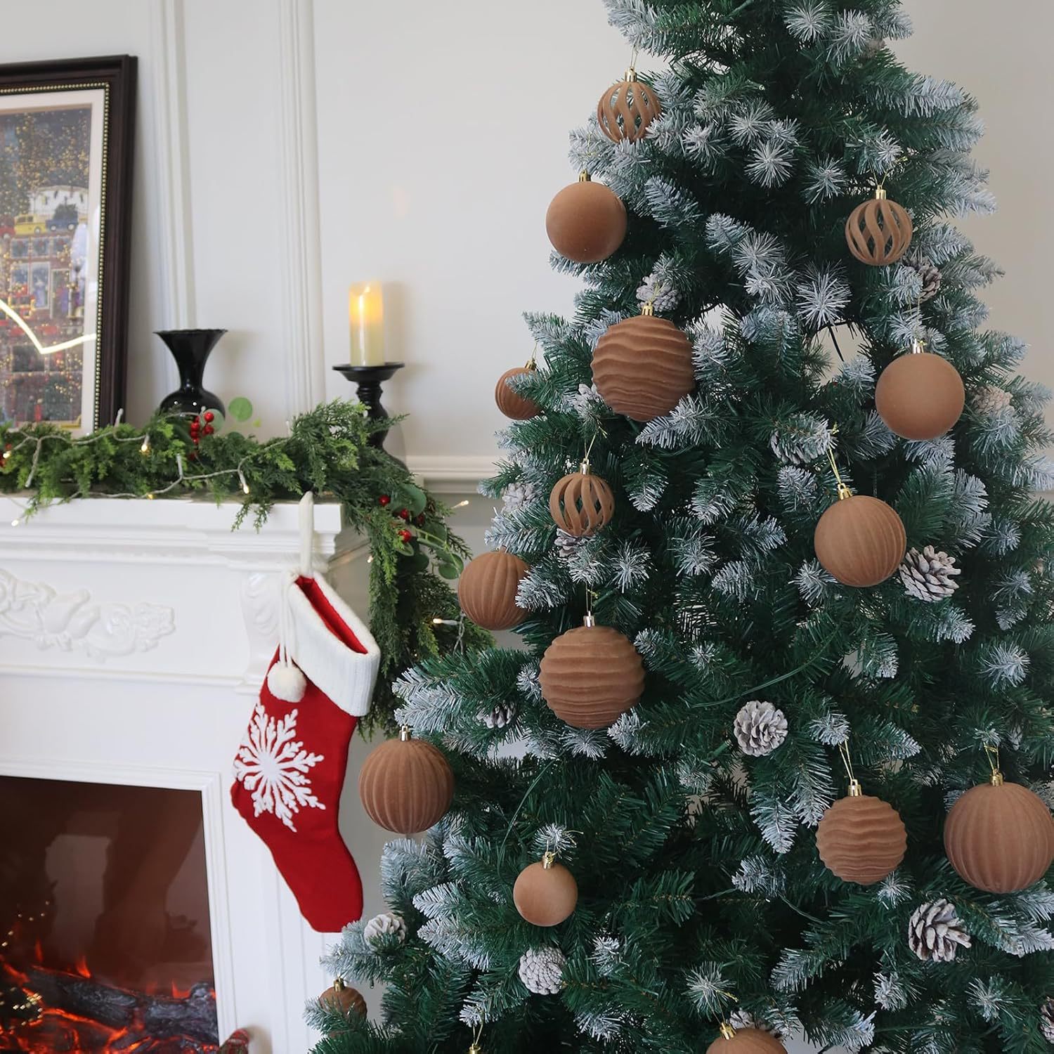 Navidad Bolas Navidad Decoraciones Navidad Bolas Navidad Decoraciones Navidad Floating Bolas Navidad Colgante Bolas Navidad Decoración del árbol de Navidad Colgante
