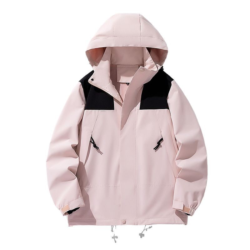 突撃服男高級感百合戸外防水防風防風防水接合ファッションカップルの突撃服