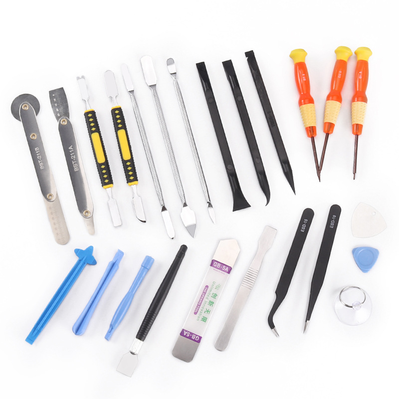 手机拆机平板IPAD拆壳金属撬棒不锈钢翘片三角撬片维修工具