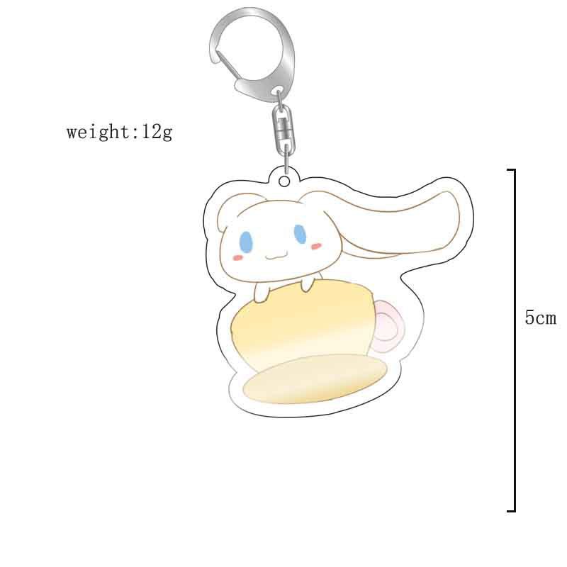 Transfronterizo nuevo animado 2D perímetro Sanliou Hello lindo gato Colomia acrílico llavero image 18