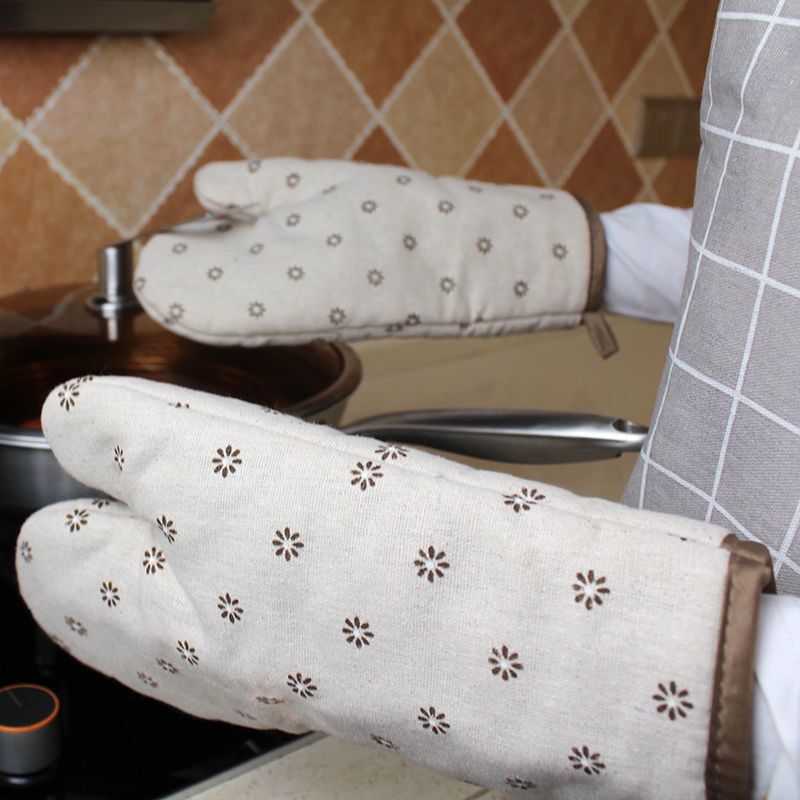 열 절연 삼각형 냄비 모자 높은 온도 안티 스케일링 두꺼운 안티 스케일 장갑 전자 레인지 베이킹 오븐 장갑 YANBING