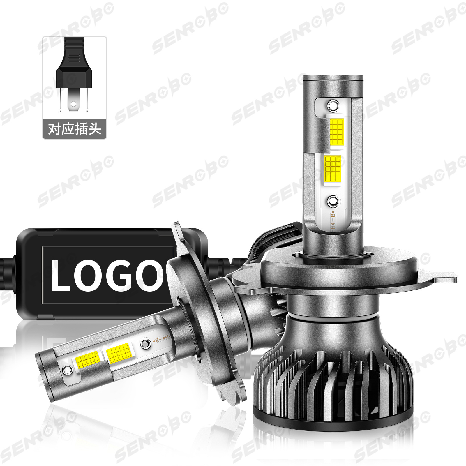 Transfronterizos de automóviles led faro no destructivo modificación H4 cerca y lejos universal H7H11 bombillas de automóviles super brillantes al por mayor image 8
