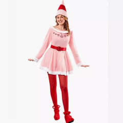 新型クリスマス服ワンピース毛玉クリスマス服セットDS演出制服