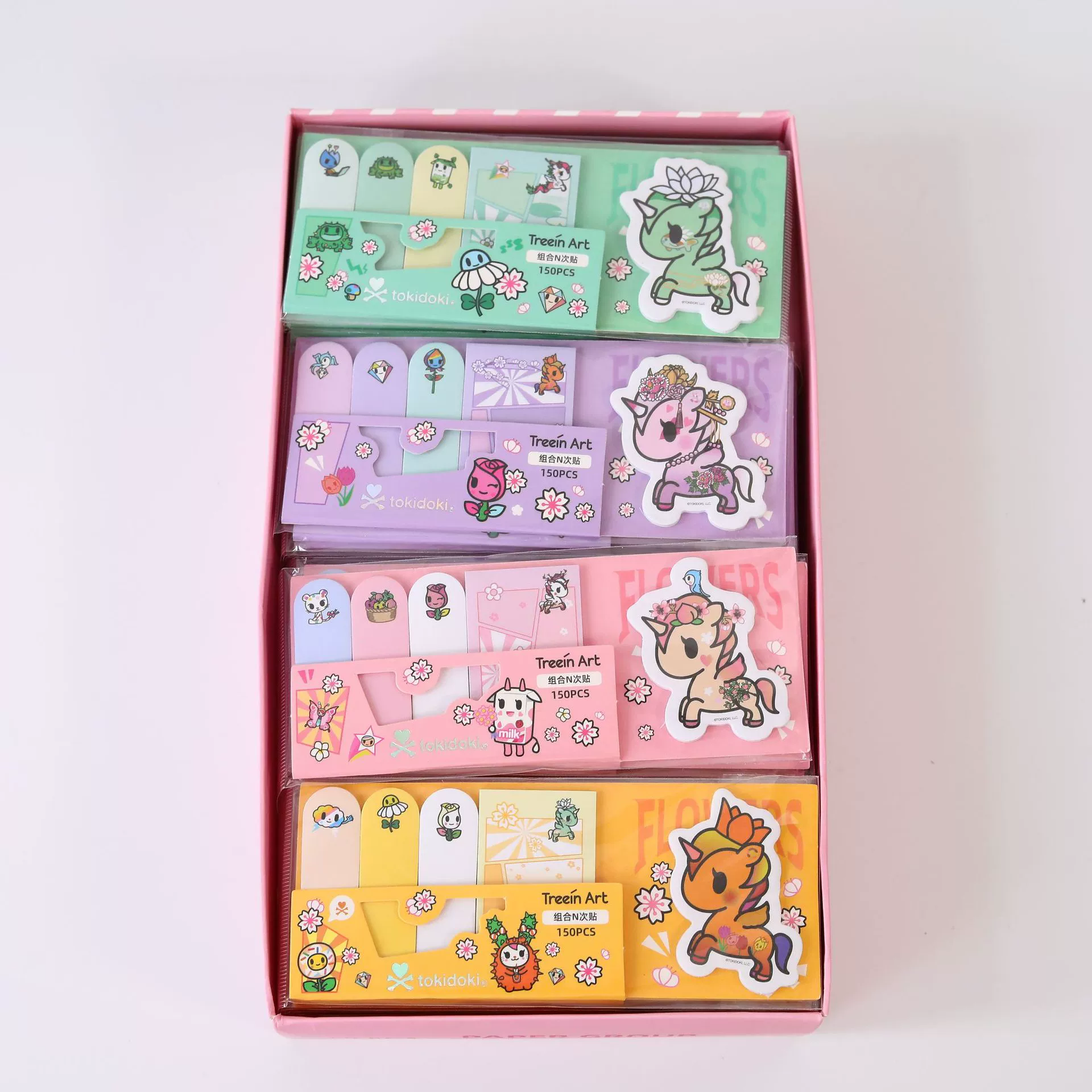 Китайский Фанг Tokidoki Цветочный мир Комбинация синдром N раз паста для наклеек с изображениями мультфильмов удобство 60 пачек/коробок
