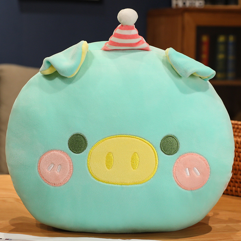 Calentador de mano almohada mano más caliente felpa juguete muñeca mano almohada siesta almohada estudiante dormir muñeca linda chica invierno