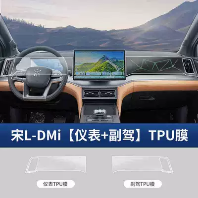Special Central Control Navigation | Car interior film - song-l-dmi-instrument-passenger-driving-2-piecesset-tpu-film