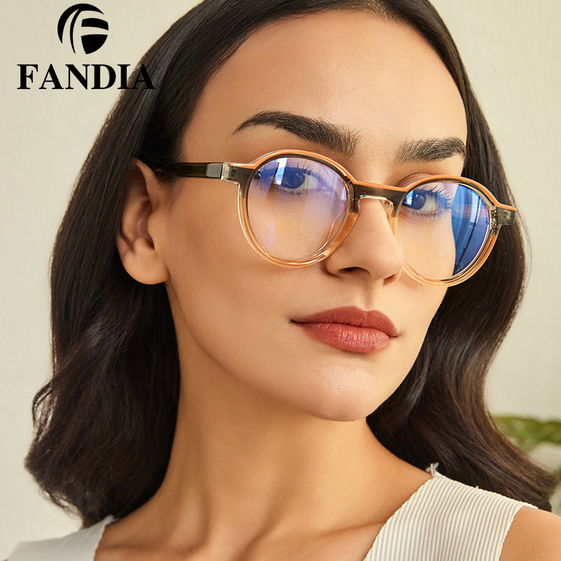 97715 gafas retro gruesa mortaja pierna CP Placa de imitación gafas marco clásico gafas lisas gafas de marco negro europeo y americano