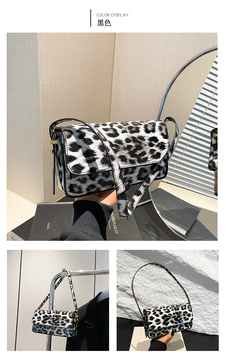 The 2024 new Korean-style fashionable leopard print individual women's single-shoulder crossbody underarm bag is now available. This year, simplicity is in vogue undefined