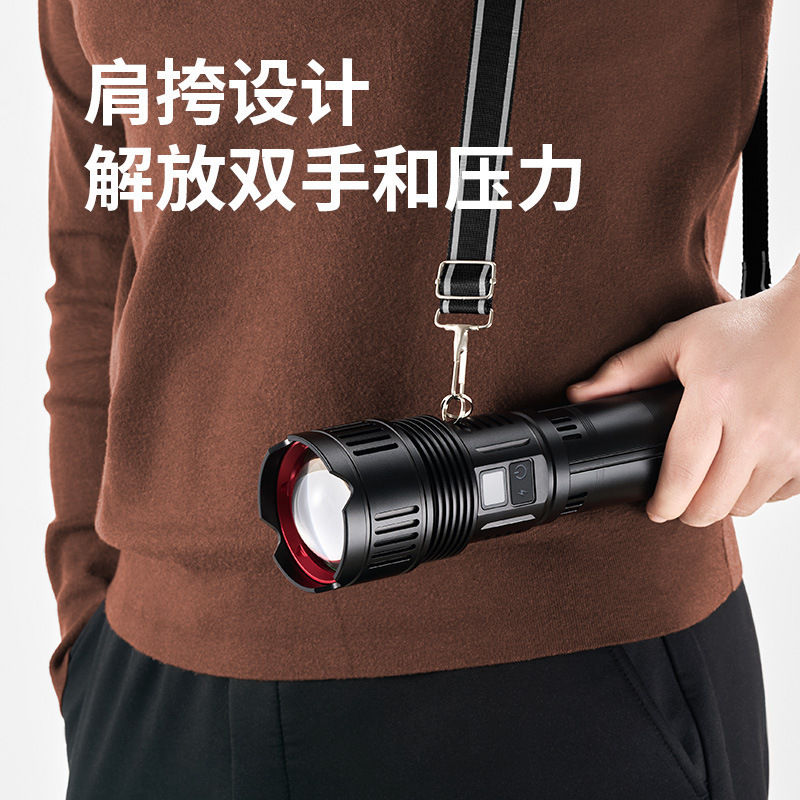 Sky-piercing gun 10万ルーメン軍用懐中電灯超高輝度屋外長距離レーザーガンハイパワー戦術的なキセノンランプ|undefined
