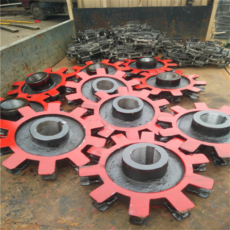 矿用斗式提升机 链条传动链轮 NE30板链健齿链轮 矿用链轮
