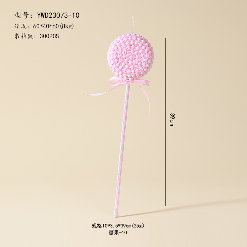 Ventas transfronterizas de muletas coloridas decoraciones de Navidad dulces adornos de árbol de Navidad colgante dopamina props de disparo