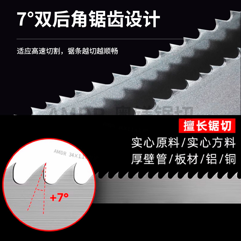 EE.UU. SHARE hoja de sierra de banda bimetálica corte de metal SR3505 hoja de sierra 4115 hoja de sierra de alta velocidad