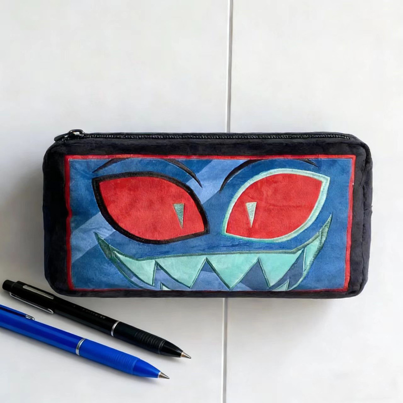 Creative Expression Walks Pen Bag Hell Inn Peripheral Plush Coin Purse Student Stationery Box Large Capacity Storage Creative Expression Walks Pen Bag Hell Inn Peripheral Plush Coin Purse Student Stationery Box Large Capacity Storage