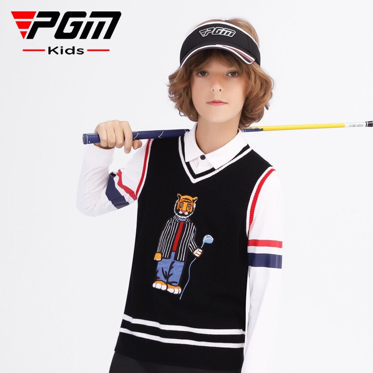 Pgm Kidsren's Golf Clothing 2026 New Spring Thin Kidsren's Clothing Sweater Boys Youth Vest Pgm Kidsren's Golf Clothing 2026 New Spring Thin Kidsren's Clothing Sweater Boys Youth Vest