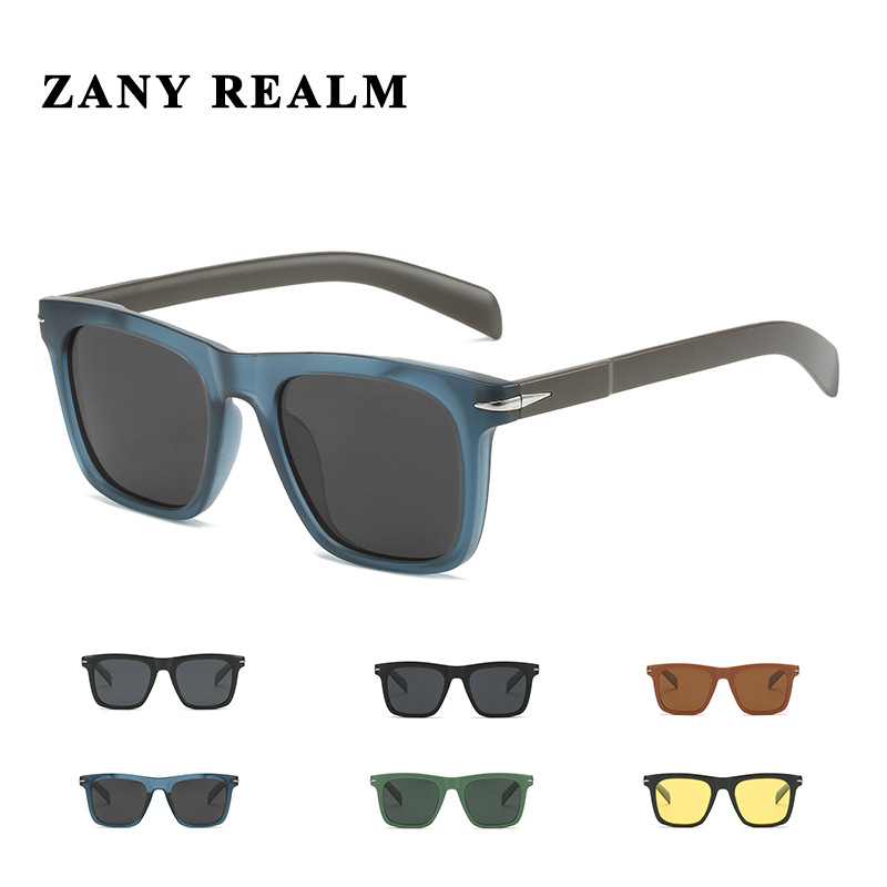 Gafas de sol para hombres con clavos de arroz de caja transfronteriza europea y americana 24 Gafas de sol polarizadas de nueva moda Gafas de sol personalizadas al por mayor