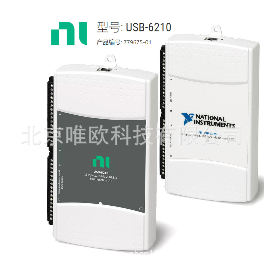 NI USB-6210总线供电多功能DAQ779675-01全新
