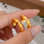 古法期待新潮小红戒指