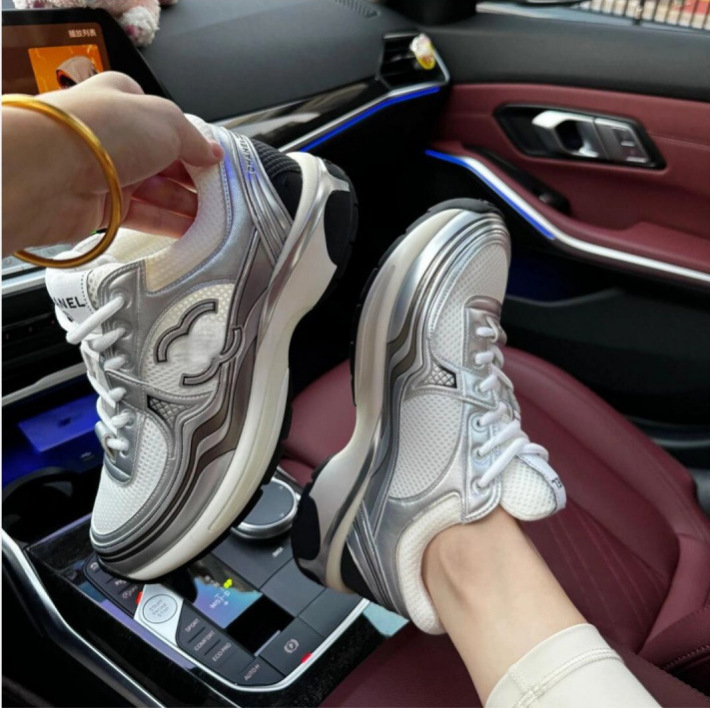 Cross-Border Trade C-Shaped Silver-Tipped Sneakers for Men and Women, Fashionable Versatile Sports Shoes, Height-Increasing Thick-Soled Dad Shoes Cross-Border Trade C-Shaped Silver-Tipped Sneakers for Men and Women, Fashionable Versatile Sports Shoes, Height-Increasing Thick-Soled Dad Shoes