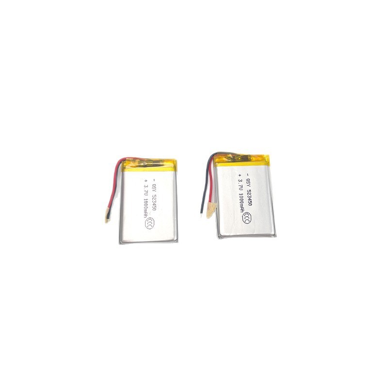 523450聚合物锂电池1000mAh3.7V暖手宝 智能锁蓝牙音箱可充电池|undefined