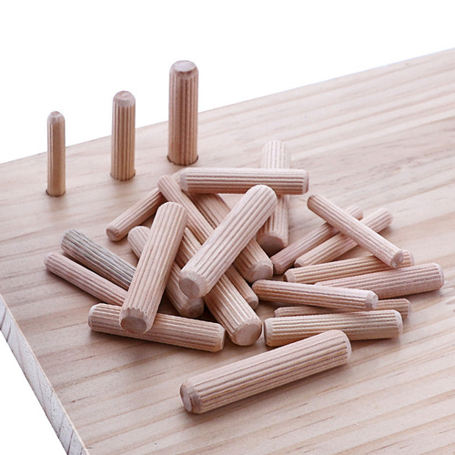 Hemu round wood tip, straight grained round wood tenon 6/8/10mm, hardened wood plug, woodworking punching furniture splicing accessories