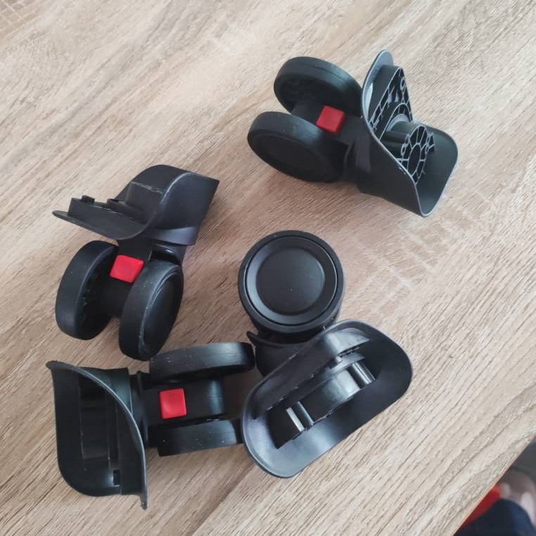 Trolley Suitcase Wheels, Universal Wheels, Detachable Suitcase Silent Wheels, Left and Right Luggage Accessories