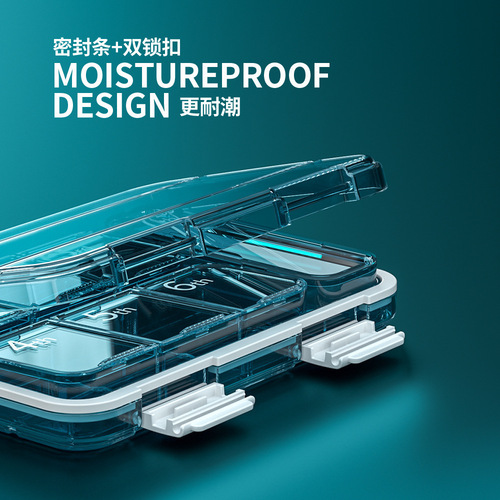 Pill box portable pill box small medicine box mini one week divided medicine box portable pill pill medicine box