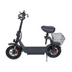 买菜12寸成人电动代步车带座位便携电瓶滑板车小哈雷电瓶车锂电池