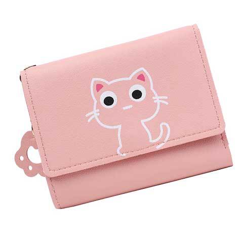Fábrica al por mayor lindo animal pequeño triple monedero multi-funcional titular de la tarjeta de la moda coreana MINI BOLSA cartera