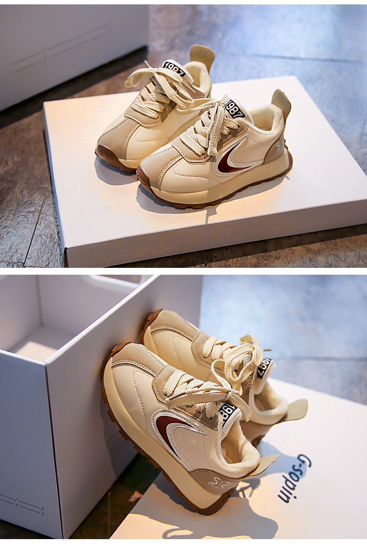 Forrest Gump Sh 2023 per bambini Autunno Nuova scarpa singola Moda Leggera Sport Sh Corsa per ragazze Sh Dad's_voghion.com