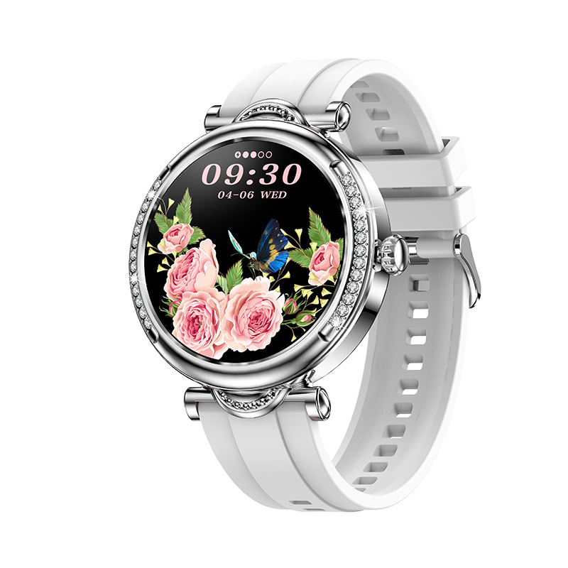 New CF32 Women's Smart Watch 1.27inch Screen Bluetooth Call Physiological Period Reminder Health Monitoring Spot