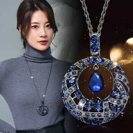 厂家直销秋冬毛衣链项链女长款时尚百搭复古衣服配饰品挂件吊坠
