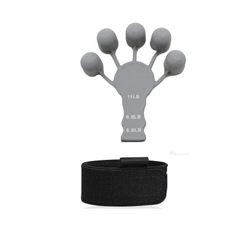 Transfronterizo de silicona caliente 5-dedo ejercitador dedo fortalecedor dedo entrenador ventas directas de fábrica