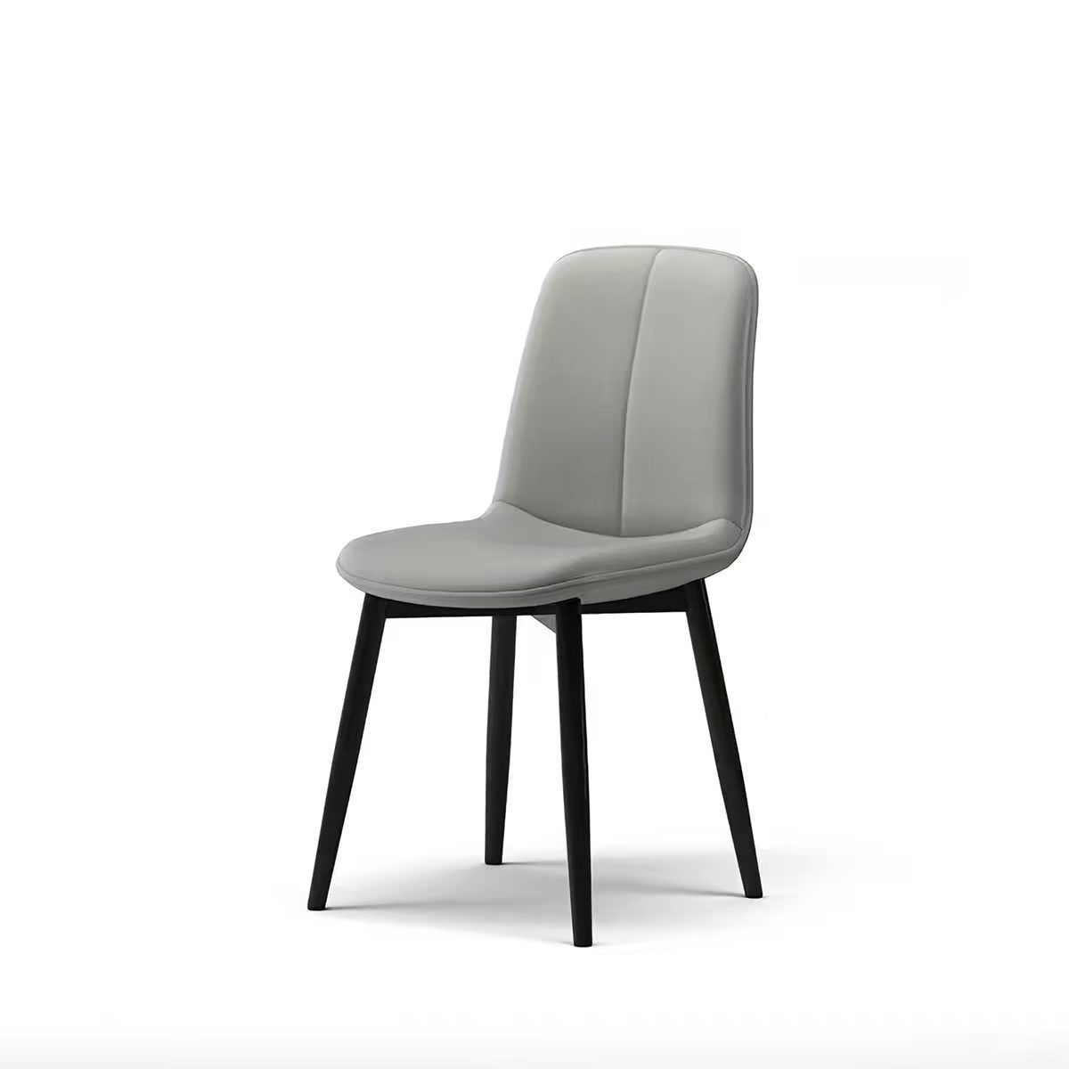 Sillas de comedor domésticas nórdicas lujosas sillas de respaldo de hierro forjado modernas y simples para negociar mesas de comedor taburetes sillas
