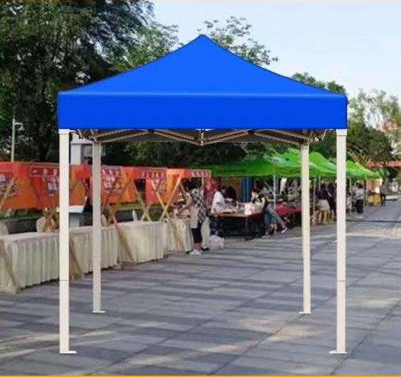 Carpa de publicidad al aire libre cabina plegable paraguas de cuatro ángulos exhibición tienda de sombrilla de cuatro ángulos sombrilla al por mayor tienda de campaña al aire libre