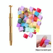 拍拍胶海绵块抓抓夹美甲渐变晕染腮红迷你豆腐块美甲店专用抓抓笔