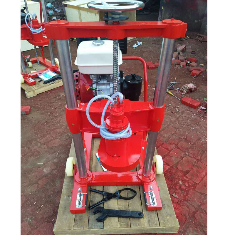 混凝土钻孔取芯机 汽柴油动力钻孔机 公路沥青路面脚螺栓孔开孔机