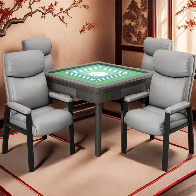 Mahjong Chair, Chess and Card Room, Comfortable for Long Periods of Sitting, Mahjong Hall with Backrest, Office Chair, Conference Chair, Computer Chair