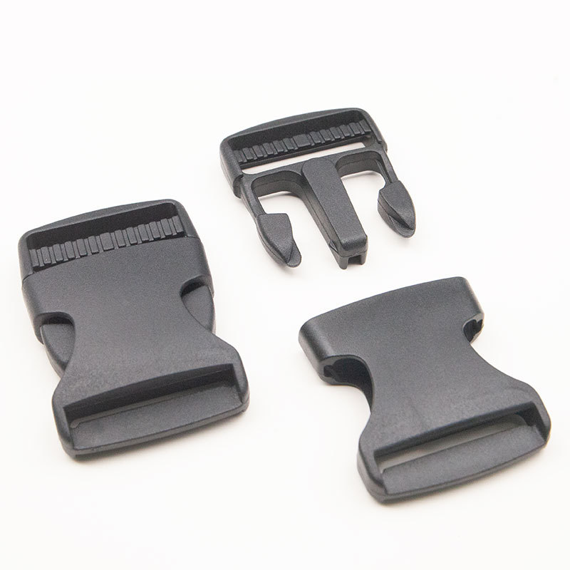 Botón de plástico en stock, bolsas negras, bolsas de cintura, botón de ajuste multifuncional, accesorios de botón de fijación Pom