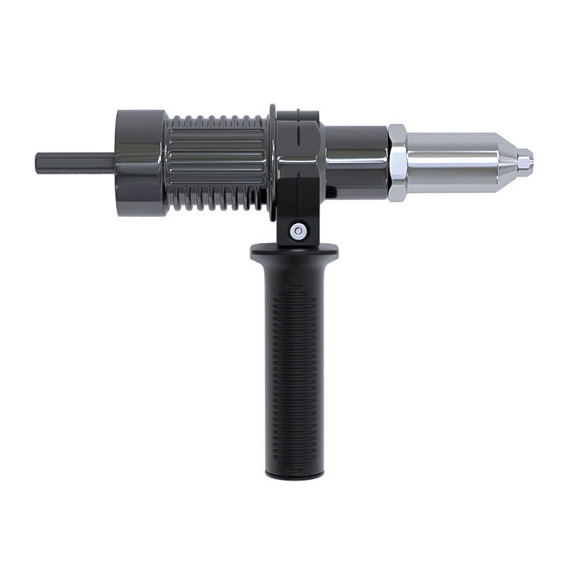 Pistola de remache eléctrica de extracción de núcleo de remache de tracción de cabeza de conversión de remache de cabeza de remache de tracción de punta de mano taladro eléctrico de remache de cambio