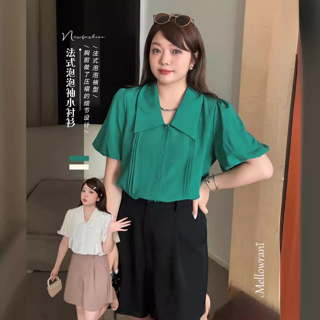 夏  XL-4XL 大きいサイズ シャツ/ブラウス  夏  XL-4XL 大きいサイズ シャツ/ブラウス