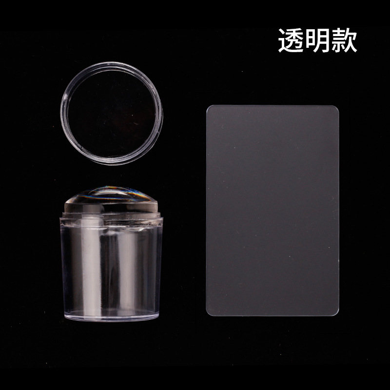 3.8 color transparente con sello