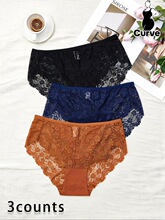 W 17451 Lace High Waist Underwear ��˿�����ڿ� ŷ���羳