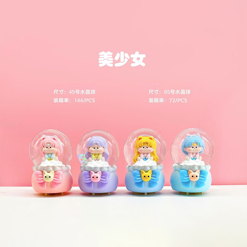 跨境圣诞节热卖礼遇圣诞水晶球创意潮玩桌面摆件书桌氛围装饰礼物|undefined