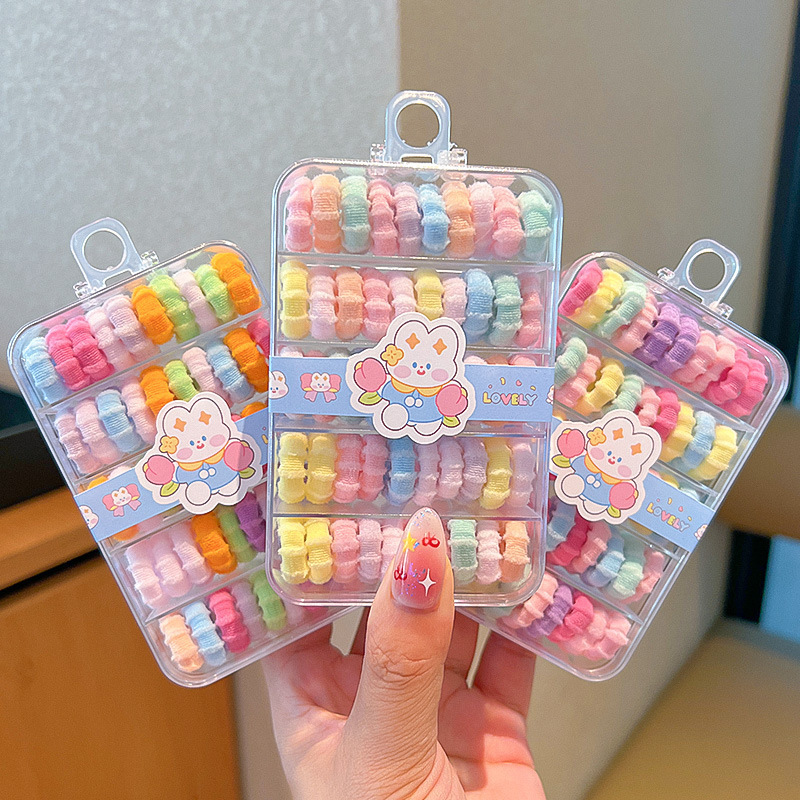 Coleteros para Niños, Bandas Elásticas para el Cabello que No Dañan el Cabello, Coleteros para Niños, Coleteros de Alta Elasticidad para Niñas, Accesorios para el Cabello. image 3
