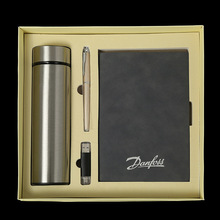 笔记本u盘礼盒套装 商务会议记事本礼盒保温杯笔记本办公礼品套装