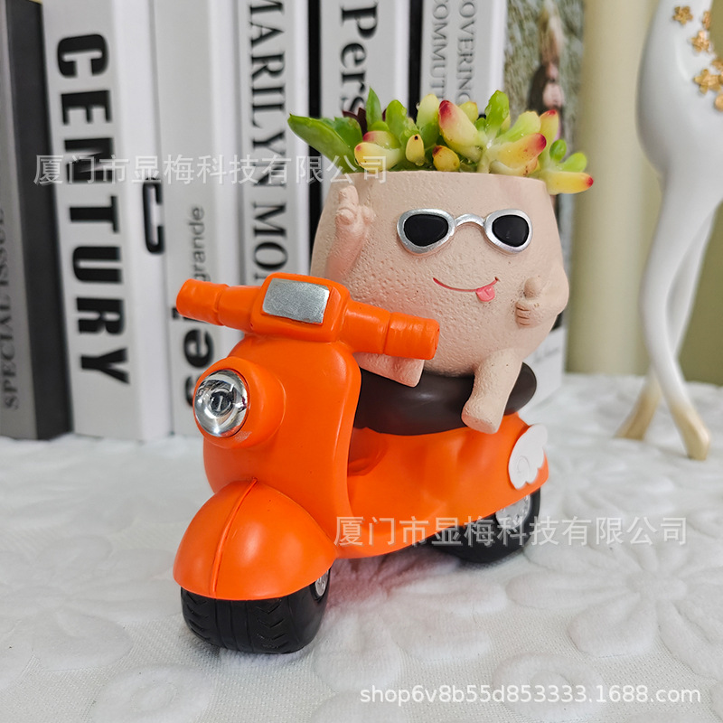 Maceta decorativa creativa para plantas de interior