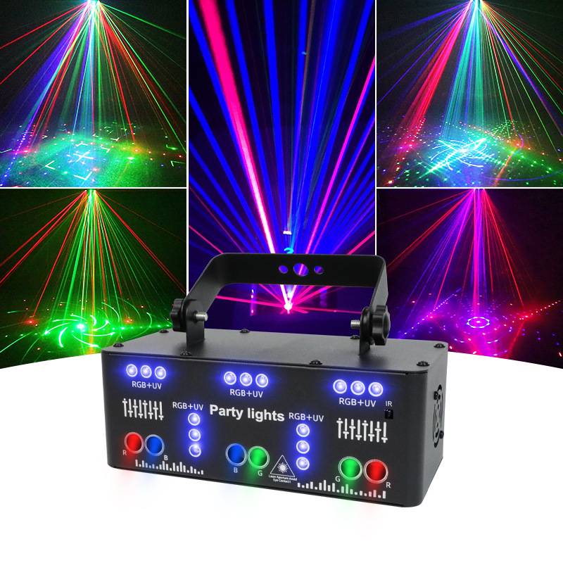 Amazon 21-Eye Uv Purple Light Laser Beam Laser Light Colorful Stage Lighting Ktv Atmosphere Light Flash Light Amazon 21-Eye Uv Purple Light Laser Beam Laser Light Colorful Stage Lighting Ktv Atmosphere Light Flash Light