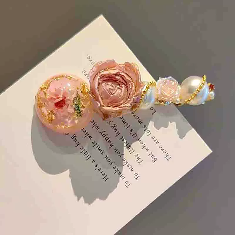 Нежный ~ новые дорогие зажимы для лба, заколки для волос, изящные зажимы-уточки