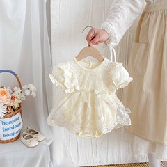 ベビー服夏服新生児女の子赤ちゃんロンパース満月ロンパース夏薄手ロンパース純綿a類