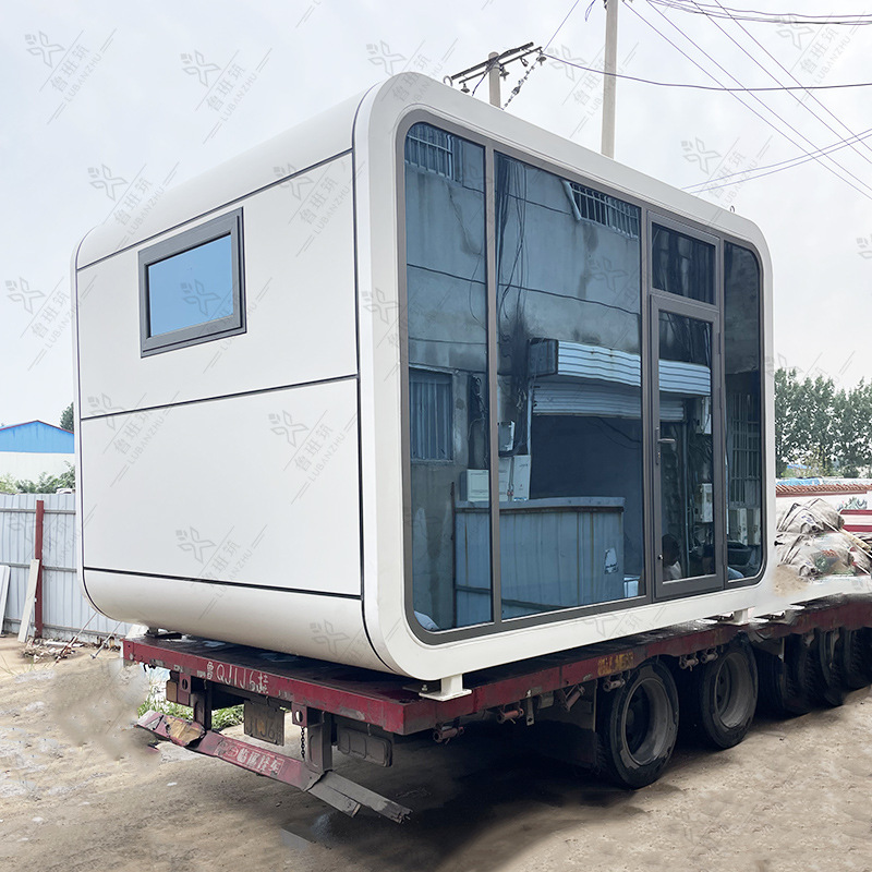 Inodoro móvil de cabina de manzana móvil sentido de la tecnología de viaje cultural punto escénico estación de la ciudad renovación de la casa integrada inodoro móvil
